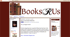 Desktop Screenshot of booksrusonline.com